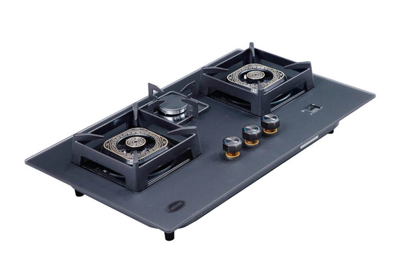 Gas Hobs - HB-CHK-777 (Matt Black Glass)