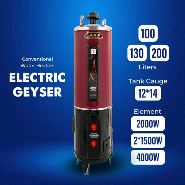 Conventional Water Heaters - Geysers - Electric Water Heater