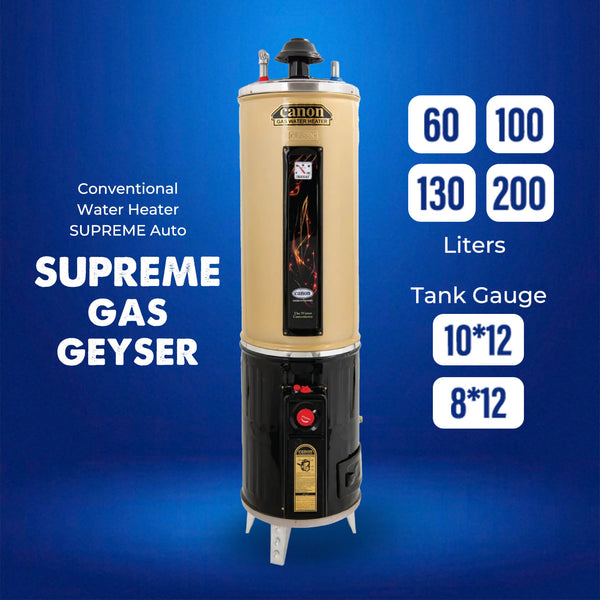 Conventional Water Heaters - Geysers - SUPREME AUTO