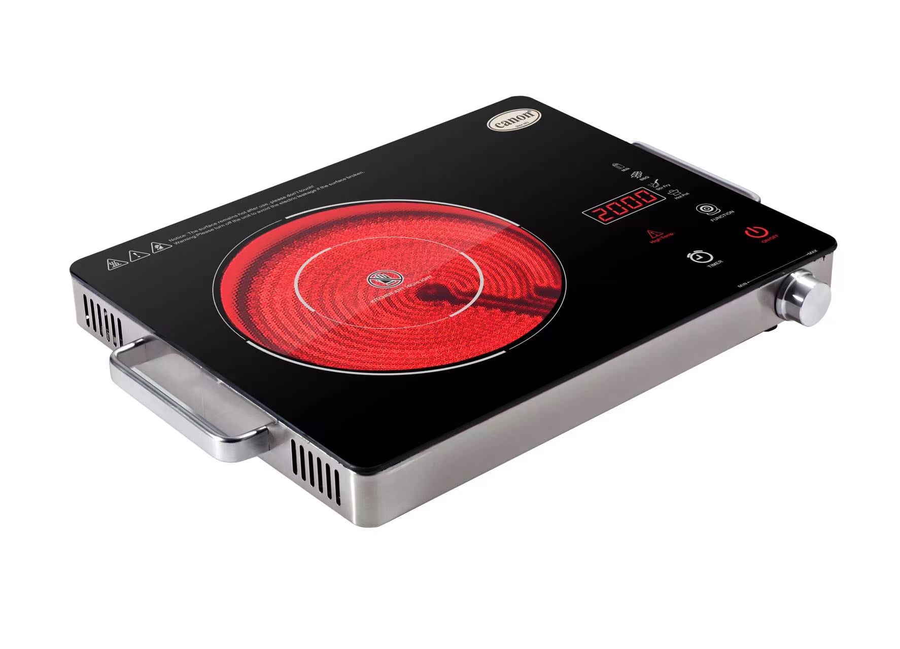 Buy Canon 2000W Infrared Cooker with Timer & Safety – Canon Home Appliances